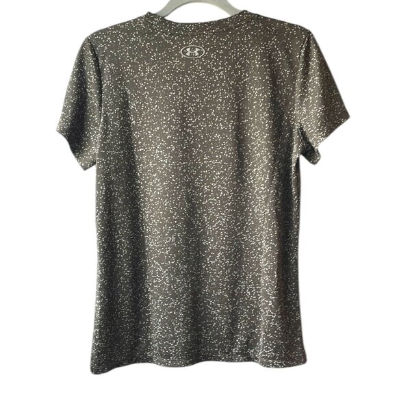 NWOT Under Armour Womens Shirt Fresh Clay/Tin/Metallic Silver Color Size L - Picture 2 of 6